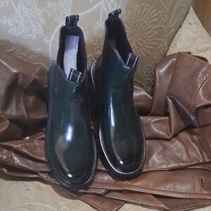 Men's Green Chelsea Boots